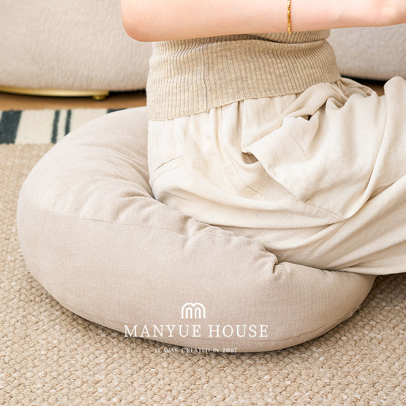 蔓越家 日式多功能坐垫加厚蒲团垫腰靠飘窗榻榻米垫圆形坐墩椅垫,淘宝优惠券,粉丝福利购,淘宝优惠卷