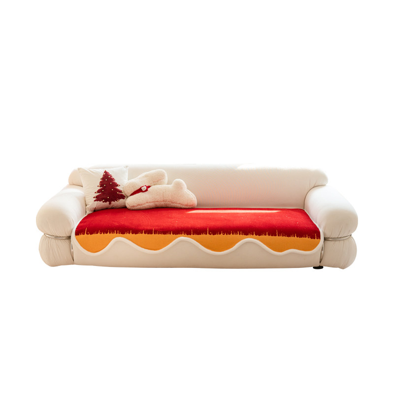 蔓越家 红运当头 新年款沙发垫红色喜庆不规则沙发套罩布巾防猫抓,淘宝优惠券,粉丝福利购,淘宝优惠卷