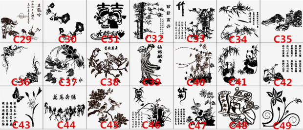 亚飞果酱画模具 转印布任选创意盘饰工具模板凉菜套装果酱画工具 - 图3