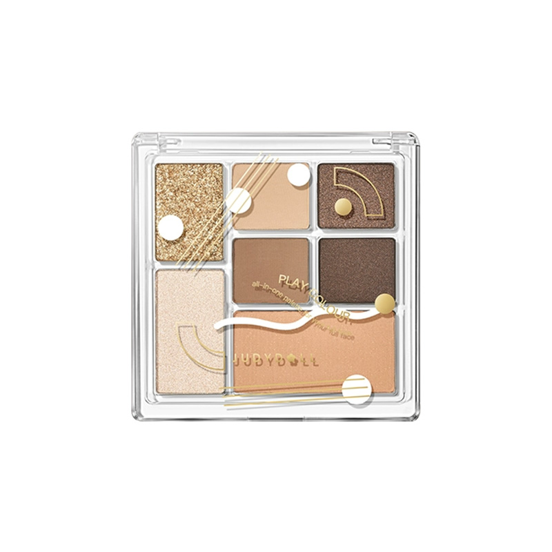 ㊣正品保证｜Judydoll橘朵眼影盘七巧板玩趣综合盘大地色新手日常 - 图3