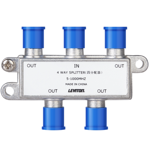 美国立维腾闭路电视信号分支器一分三数字有线电视分配器一分四