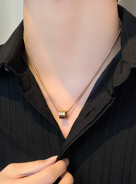 男士锁骨链轻奢高级感百搭项链男