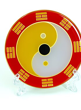 30MM后天八卦万字太极补角拍万字福字福绿色黑万字手机贴中黄太极
