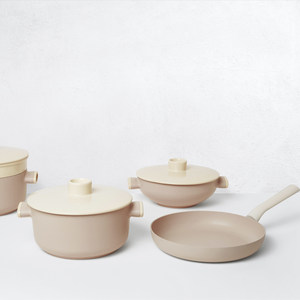 [瑕疵特卖]意大利进口TVS搪瓷Tea不粘锅平底锅炖汤锅砂锅煎锅煎饼