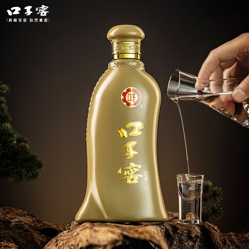 【中秋提前购】口子窖5年型40.8度400mL*4瓶手提装五年型白酒送礼