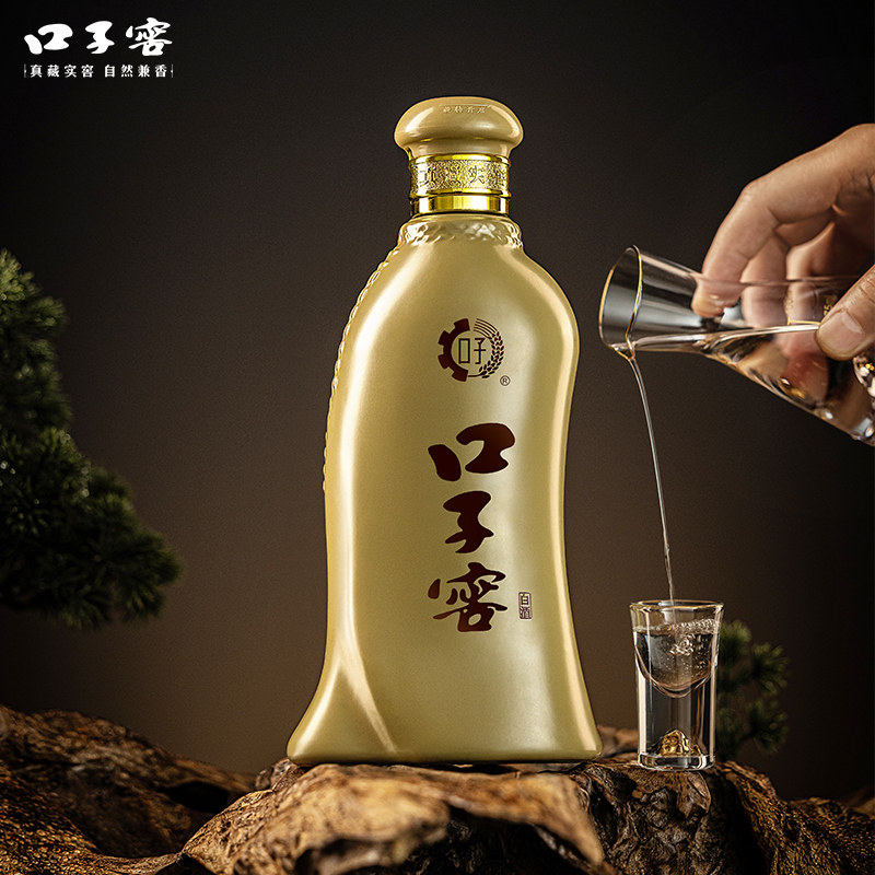 【顺丰速达】口子窖五年型46度500ML*6瓶白酒加量不加价纯粮食酒