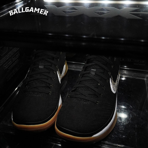 成都1仓 Nike Kobe AD 科比 系带 减震防滑 中帮 实战篮球鞋 男款 - 图0