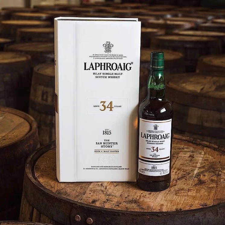 行货 第五版 拉弗格书册34年 Laphroaig 苏格兰单一麦芽威士忌 - 图1