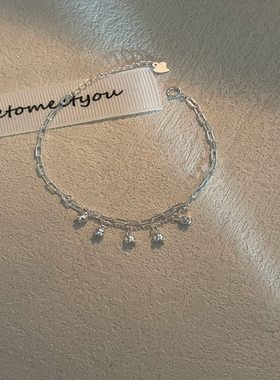 精致潮流~铃兰花流苏手链