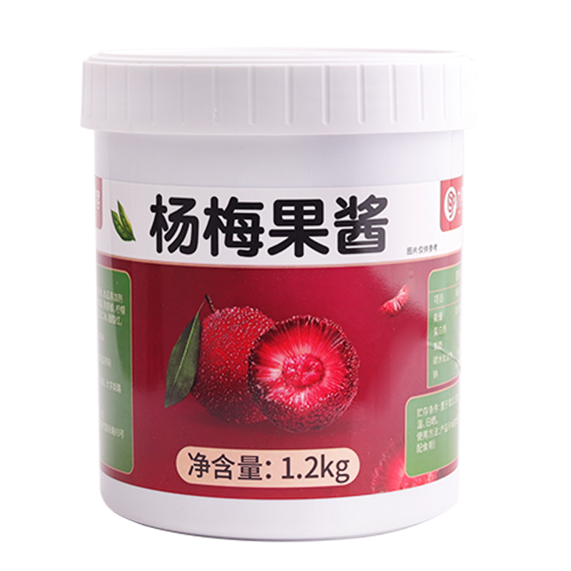 杨梅果肉酱1.2KG 霸气杨梅汁杨梅冰汤圆冰沙果茸酱奶茶店商用原料 - 图3