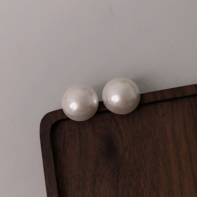 复古名媛jisoo金智秀同款珍珠项链大珍珠耳钉赫本风气质饰品套装,淘宝优惠券,粉丝福利购,淘宝优惠卷