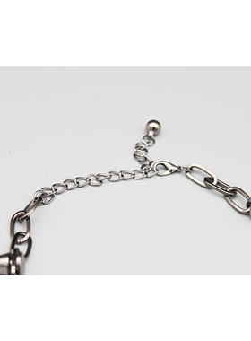 欧美金属锁骨链朋克铆钉新潮项链