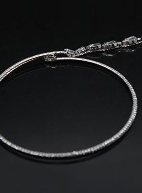 闪钻流苏choker项链小众设计感