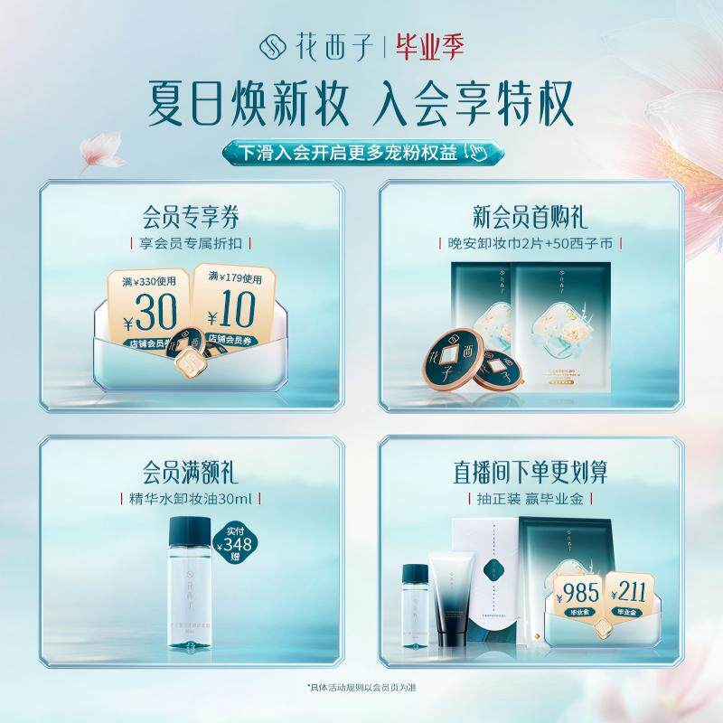 花西子小莲伞防晒霜乳SPF50+面部防紫外线防水汗敏感肌防晒乳液