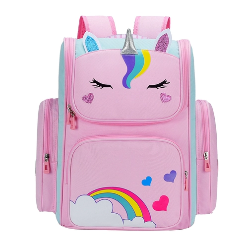 Детский школьный рюкзак, сверхлегкая сумка через плечо со сниженной нагрузкой, 10 лет, защита позвоночника