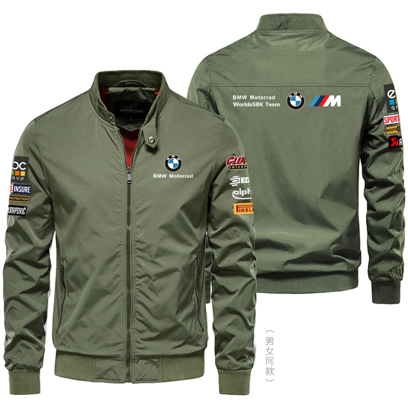 宝马BMW机车工作服夹克定制logo工装外套加厚棒球服团队订做刺绣,淘宝优惠券,粉丝福利购,淘宝优惠卷