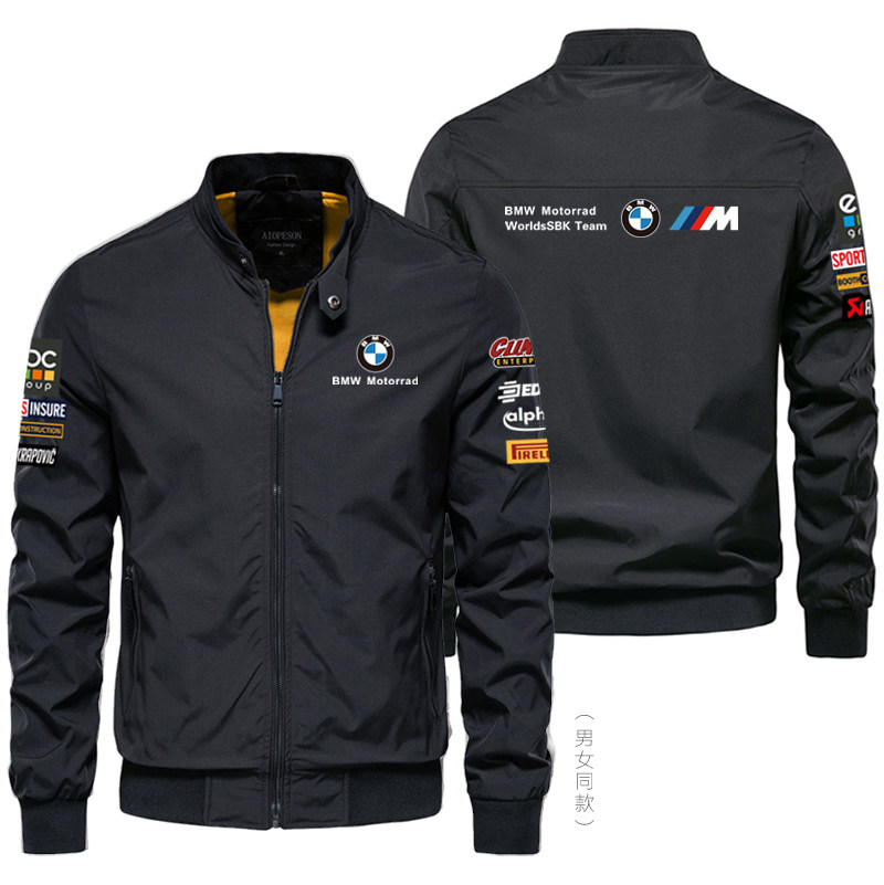 宝马BMW机车工作服夹克定制logo工装外套加厚棒球服团队订做刺绣,淘宝优惠券,粉丝福利购,淘宝优惠卷