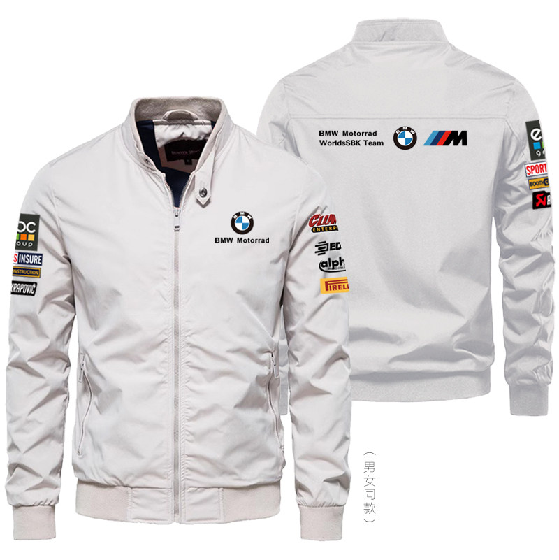 宝马BMW机车工作服夹克定制logo工装外套加厚棒球服团队订做刺绣,淘宝优惠券,粉丝福利购,淘宝优惠卷