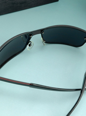 纪梵世品牌窄框男士太阳镜大弯度骑车开车驾驶墨镜男黑色防强光