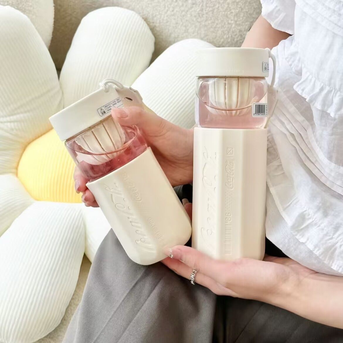 germ可口可乐茶水分离泡茶男女学生高颜值随行便携耐高温玻璃水杯,淘宝优惠券,粉丝福利购,淘宝优惠卷