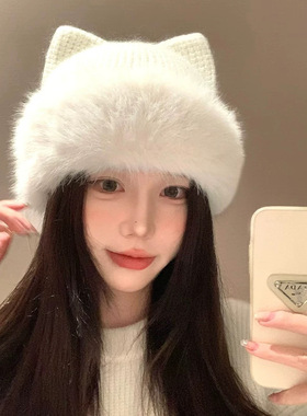 可爱猫耳针织毛线帽31