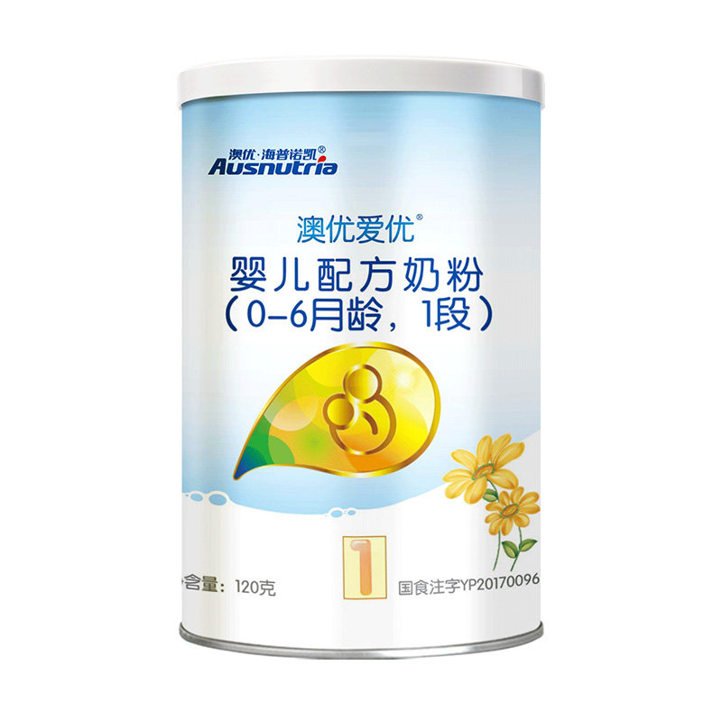 澳优爱优1段120g婴儿配方牛奶粉 能立多婴幼儿牛奶粉