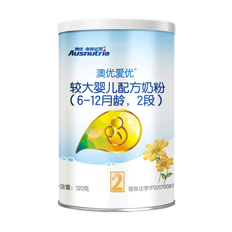 澳优爱优2段120g婴儿配方牛奶粉 能立多婴幼儿牛奶粉