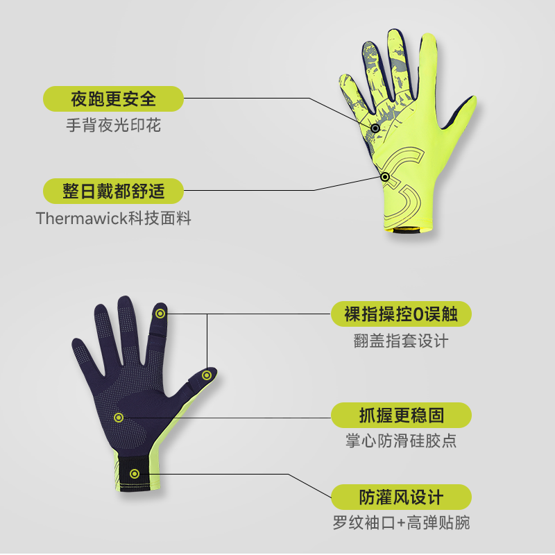 飞比特秋冬季薄绒手套3.0马拉松跑步运动保暖防风防寒骑行触屏女,淘宝优惠券,粉丝福利购,淘宝优惠卷