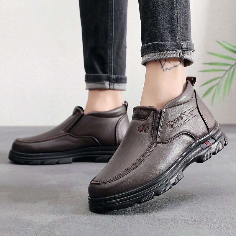 冬季新款老北京布鞋男棉鞋加绒加厚保暖爸爸鞋软底防滑老人爷爷鞋,淘宝优惠券,粉丝福利购,淘宝优惠卷