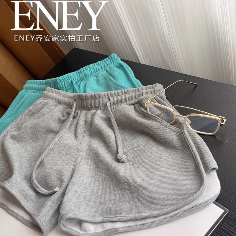 奥特莱斯~清仓外贸宽松运动阔腿辣妹短裤女百搭显瘦休闲跑步热裤,淘宝优惠券,粉丝福利购,淘宝优惠卷