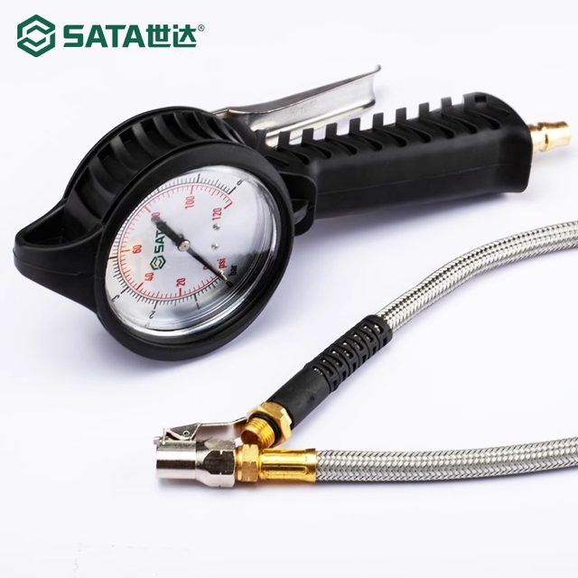 Shida tire pressure gauge air pressure gauge high-precision automotive tire pressure gauge air pressure gauge air gun monitor
