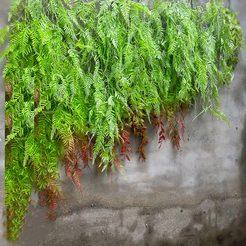 仿真绿植藤壁挂塑料藤蔓时尚餐厅装饰蕨类植物景观软装造景藤条 - 图0