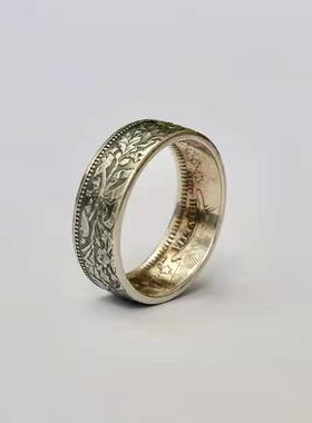 新款瑞士2法郎手工指环雪绒花图