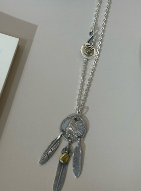 新品新款高桥吾郎印第安风羽毛简