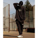 Gman High Street FOG ESSENTIALS Multi-line Season 8 1977 Flocking Loose Round Neck Long Sleeve TEE Shirt