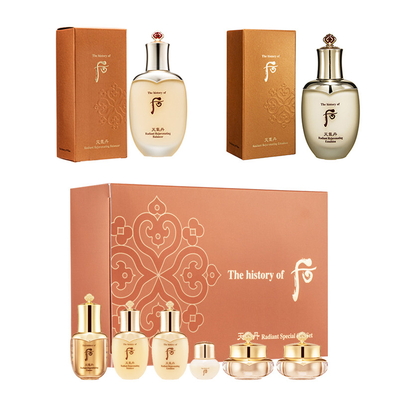 whoo/后天气丹套装8件紧致女礼盒 Sasa莎莎海外面部护理套装