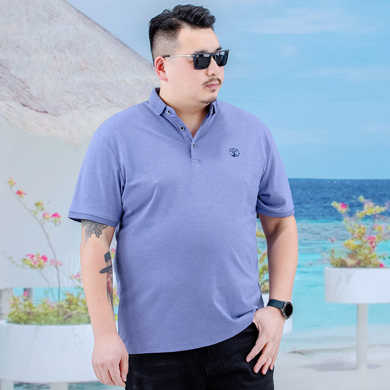 夏季新品短袖男士宽松胖子polo衫 zatuwof战拓狼Polo衫