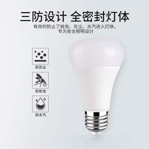雷士照明护眼灯泡Ra97高显指高显色e27螺口节能灯三色变光led灯泡 - 图2