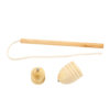 Children's gift educational toy wooden top set