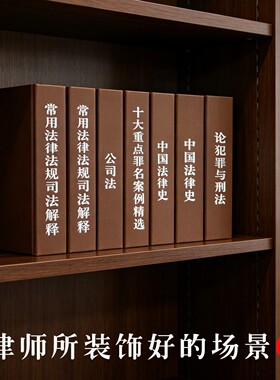 仿真法律书籍摆件律师事务所办公