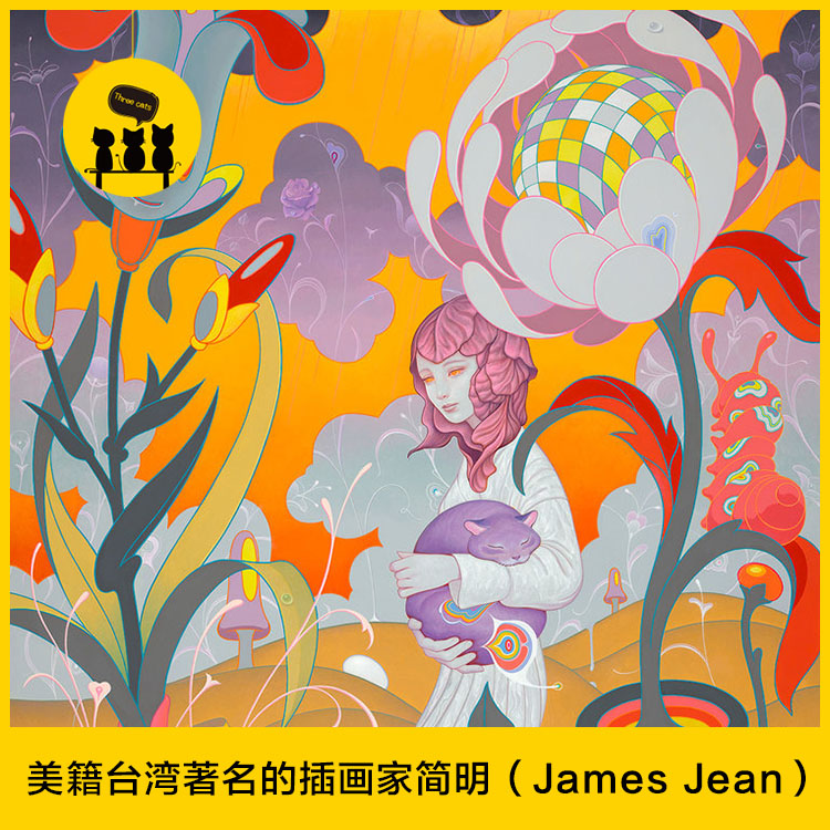 【1038】艺术家James Jean简明作品图片素材电子版三部合集 - 图0