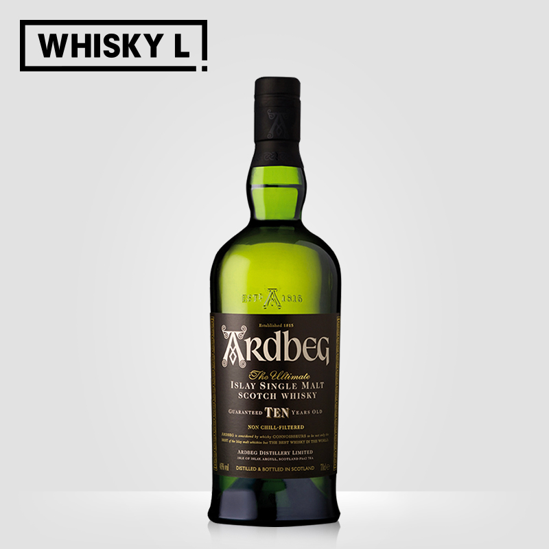 WHISKY L！旗舰店WHISKY L Ardbeg阿贝雅柏雅伯10年单一麦芽威士忌苏格兰进口洋酒0
