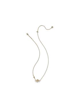 海外代购Kendra Scott（饰品）女士项链龙虾扣可调节黄铜锆石