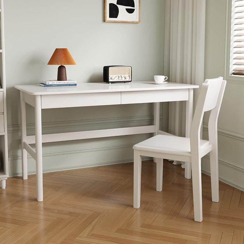 新款 全实木书桌北欧小户型卧室床边学习桌学生写字桌家用电脑桌,淘宝优惠券,粉丝福利购,淘宝优惠卷