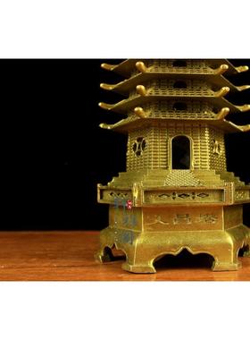 纯铜文昌塔11层十三层文昌塔九层七层塔办公室桌面书房礼品摆件