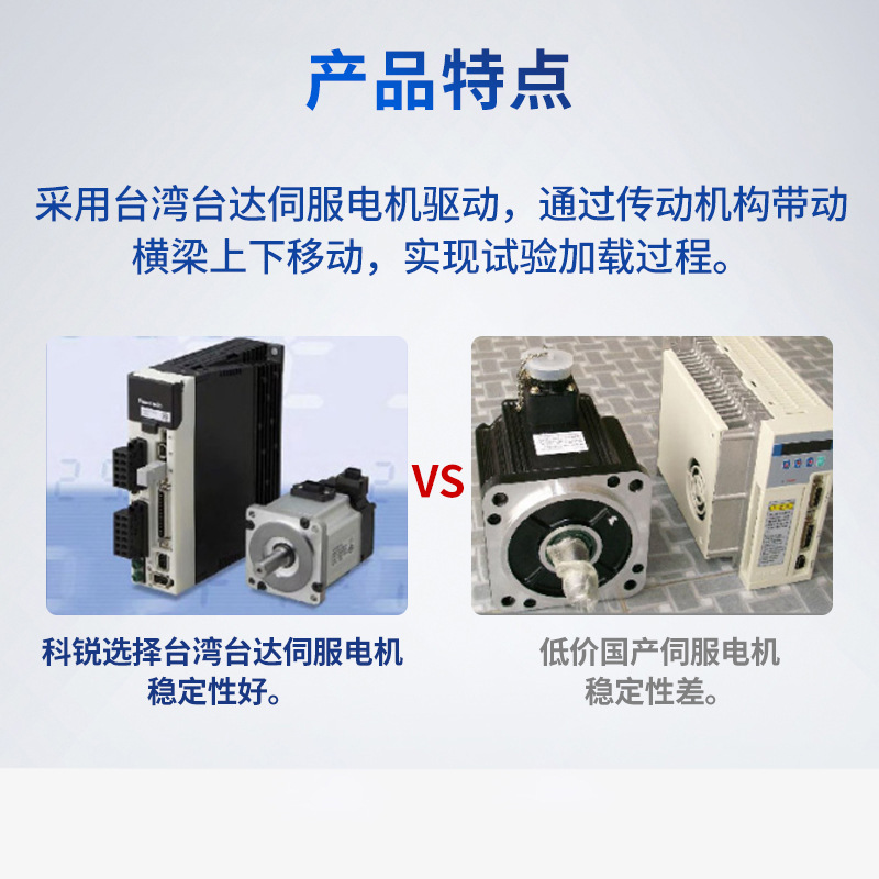 微机控制电液伺服液压万能试验机100N500N10kN50kN拉力测试机促销 - 图0