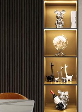 轻奢高档红酒架酒柜装饰品摆件现代高级感客厅电视餐边柜家居摆设