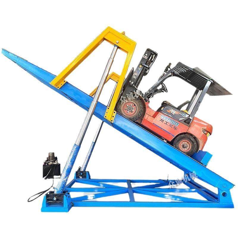 大型液压翻板粮仓后翻翻板卸车机翻板卸车机自动升降卸车平台,淘宝优惠券,粉丝福利购,淘宝优惠卷