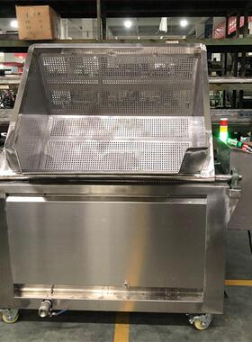 食品大型全自动油油炸机加厂热电MAGA-102磁油炸机丸带鱼肉制子品