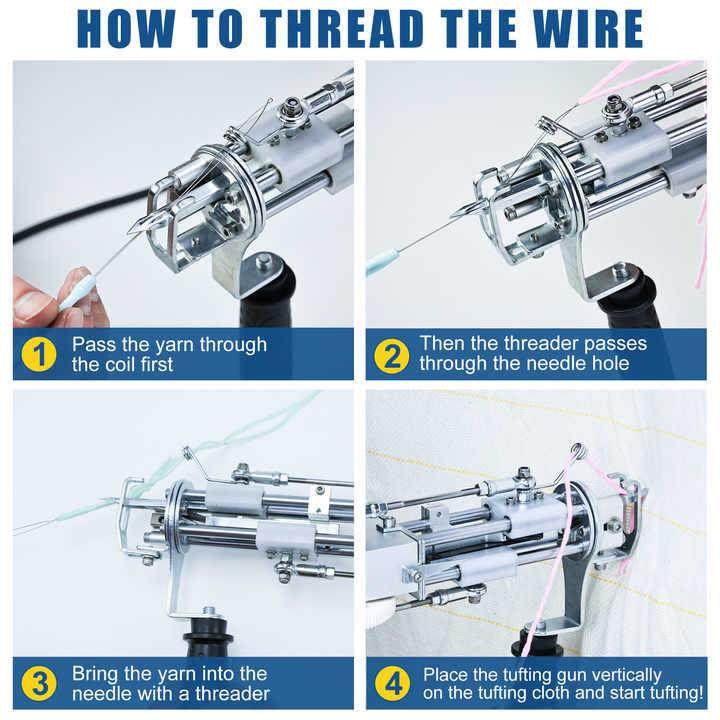 tuftinggun地毯织枪地毯电针圈绒簇绒割绒枪地毯气枪雕花剪刀,淘宝优惠券,粉丝福利购,淘宝优惠卷